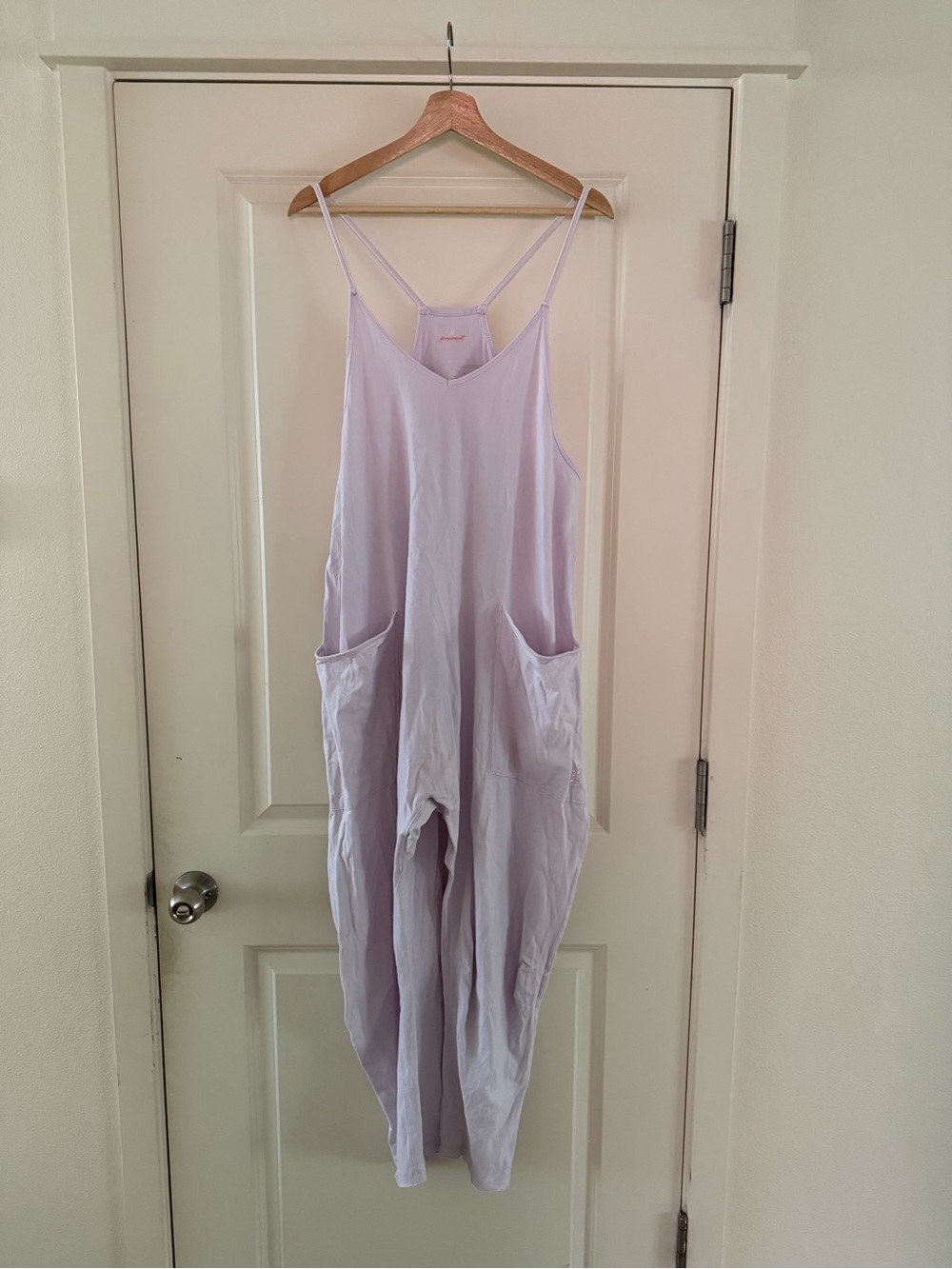 Free People Movement lavender women’s hot shot jumpsuit size medium